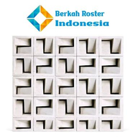Roster Beton Minimalis,Loster Beton Minimalis Motif Z
