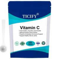 Antioxidant Ascorbic Acid Powder,Vitamin C From Acerola Cherry Extract,Whitening Skin Care Mask[Late