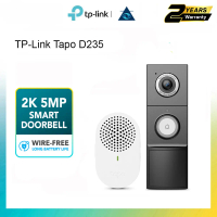 TP-Link Tapo D235 2K 5MP Wireless Smart Battery / Hardwired Video Doorbell Camera