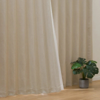 【NITORI 宜得利家居】遮光2級 隔熱 窗簾兩件組 PK020 BE 100×200×2(窗簾 遮光 隔熱)
