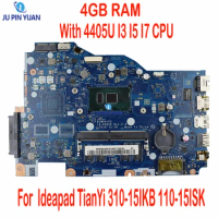 LA-D562P Motherboard For Lenovo Ideapad TianYi 310-15IKB 110-15ISK Laptop Motherboard With 4405U I3 I5 I7 CPU 4GB RAM DDR4