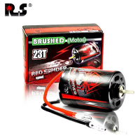 มอเตอร์แปรงถ่าน Red Spider ขนาด 1/10 สำหรับรถบรรทุกขนาดใหญ่ แบบวิ่งเรียบ ประเภทสั้น วิ่งได้ทั่วไป รุ