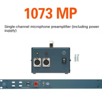 For BAE 1073 Dual MP PSU Single Channel Microphone Amplifier with Power Studio Microphone Amplifier 1U Rack