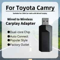 New Mini Apple Carplay Adapter for Toyota Camry Smart AI Box Car OEM Wired Car Play To Wireless Carplay USB Dongle Plug and Play