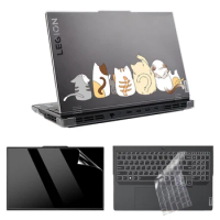 3-in-1 Laptop Case Set For 2024/2023 Lenovo Legion Pro 5/Legion 5/Legion Slim 5 16 inch Cartoon Matte Hard Shell anti-scratch