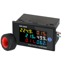 【新店鉅惠】熱賣D85-2058單相數字液晶交流面板儀表電壓電流頻率電力監測儀