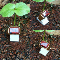 Akik badar besi merah jebret V