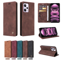 For Xiaomi Redmi Note 12 ProMax Case Leather Flip Wallet Cover For Redmi Note 12s Case On Redmi Note 12 Phone Case
