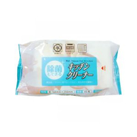 日本廚房濕紙巾 強力去油漬 家用清潔濕巾 抽油煙機專用 加厚加大裝- 0.1包【進口/除菌加厚】 均碼