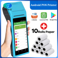 Android 8.1 PDA e-Boleta SII Loyverse POS System 58mm Thermal Printer Bluetooth WiFi Handheld POS Printer 5.5 Inch Touch Screen