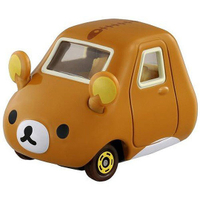 小禮堂 TOMICA多美小汽車 懶懶熊 造型三輪汽車 玩具車 模型車 (155 棕) 4904810-466420