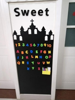磁性家用黑板貼可擦寫兒童塗鴉磁性黑板牆貼教學用磁力軟黑板 【麥田印象】