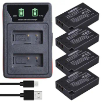 1300mAh LP-E17 Battery and Charger for Canon EOS RP R10 R8 R50 R100 200D 250D 800D 850D 77D 8000D 760D 750D m6mark2 M6 M5 M3