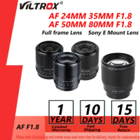 Viltrox 85mm 50mm 35mm 24mm F1.8 Ii Stm E Full Frame Auto Focus Portrait For Sony E Mount Sony A6000 A6400 Camera