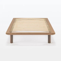 【MUJI 無印良品】胡桃木組合床台/S/單人(大型家具配送)