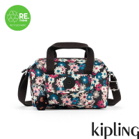 Kipling 百花齊放印花波士頓手提兩用包-BRYNNE