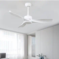 Modern Ceiling Fans Without Light 42 52 Inch Simple Style Design White Black Fans 3 Blades Strong Wind Big Size Fan No Light