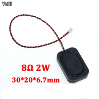 YUXI 1pcs New Electronic Dog GPS Navigation Speaker Plate 8R 2W 8Ohm 2W 2030 20*30*6.7mm With Terminal Wire