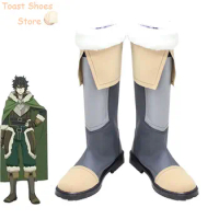 Anime The rising of the shield hero Naofumi Iwatani Cosplay Shoes PU Leather Shoes Halloween Boots Cosplay Props Costume Prop