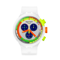 【SWATCH】BIG BOLD系列手錶 SWATCH NEON JELLY 男錶 女錶 手錶 瑞士錶 錶(47mm)
