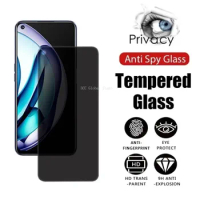 Privacy Screen Protector For Realme C55 C53 C35 C31 C25Y C25S C21Y Anti-Spy Tempered Glass For Realme 11 10 Pro GT NEO 5 3T Pro