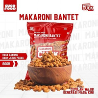 Macaoni Cuck 80gr Mak Shot 10gr Keripik usus cireng basreng Makaroni goreng spiral mie lidi pedas je