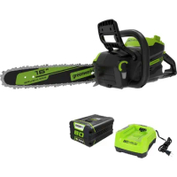 Greenworks 80V 16" Brushless Cordless Chainsaw (Great For Tree Felling, Limbing, Pruning