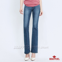 BRAPPERS 女款 新美腳 ROYAL系列-低腰彈性喇叭褲-淺藍