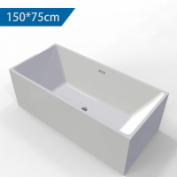 【I-Bath Tub】精品獨立浴缸-Square系列 150公分