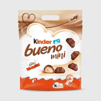 Kinder bueno Mini ช็อคโกแลตห่อใหญ่ 68ชิ้น มาใหม่บนชั้นวางของ