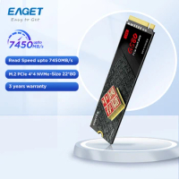 EAGET GS80 SSD NVMe M.2 PCIe 4.0x4 NVMe protocol SSD 1TB SSD 2TB Internal Solid State Hard Disk M2 2280 Drive for PS5 Laptop PC