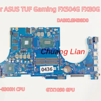 DABKLGMB8D0 For ASUS TUF Gaming FX504G FX80G Laptop Motherboard With I5-8300H I7-8750H CPU GTX1050 GPU 100% Fully Tested