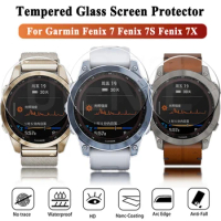 2PCS 9H Premium Tempered Glass Smartwatch Screen Protector Quickfit Smart Watch Accessories For Garmin Fenix 7 7S 7X 6 5 5S