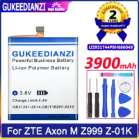 GUKEEDIANZI Battery LI3931T44P8H686049 3900mAh For ZTE Axon M Z999 Z-01K Bateria