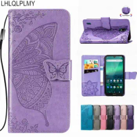 Butterfly Leather Flip Wallet Case For Nokia X10 X20 G10 G20 C20 C31 G21 G22 XR21 7.2 6.2 4.2 3.2 2.4 3.4 5.4 1.3 1.4 Cover