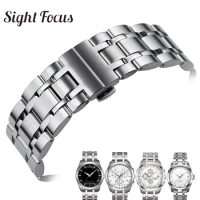 18 22 23 24mm Stainless Steel Curved End Watch Band 1853 for Tissot Coutour T035617 T035439 T035627 T035407 Strap Metal Bracelet