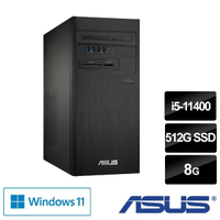 【ASUS 華碩】H-S700TC i5-11400 六核電腦(i5-11400/8G/512GB PCIe SSD/W11)