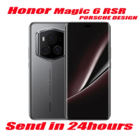 Original Honor Magic 6 RSR Porsche 5G Mobile Phone 6.8 inches 120Hz Snapdragon 8 Gen 3 Camera 180MP Battery 5600mAh Smartphone