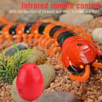 1PCS Infrared Remote Control Fake Centipede Scolopendra RC Toy Tricky Funny Toys Props