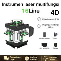 4D 16 Line Laser Level Mesin Self Digital Meteran Laser Multifungsi Level Waterpass Laser Keramik La
