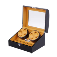 New Version 4+6 Wooden Watch Accessories Box Watch Winder Case For Automatic Watches Storage Movement Ratator Boxes Winders