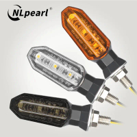 EcoDrive Gear NLperal Motorcycle LED Turn Signal Lights 8mm Mini Amber Flashing Light Blinker Turn S