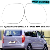 For Hyundai GRAND STAREX H-1 TRAVEL IMAX 2018-2023 87611-4H000 87621-4H000 Rearview Side Mirror Glass Lens With Heating