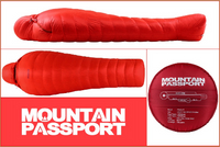 ├登山樂┤台灣 Mountain Passport Alaska II 800FP 頂級鵝絨睡袋-15 ℃-番茄紅 # 800014