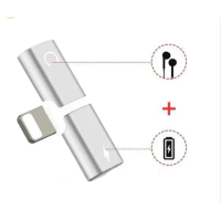 Bộ chia 2 cổng Lightning mini (1 cổng sạc lightning và 1 cổng tai nghe chân lightning)