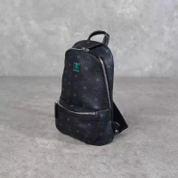 MCM Tas MCM STARK VISETOS BLACK CROSS BODY BAG 100% ORIGINAL