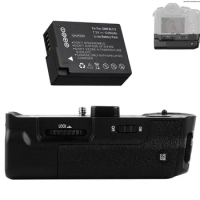 JINTU Vertical Power Battery Grip Pack +1pcs BLC12 battery For Panasonic Lumix DMC-G80 G85 DSLR Cameras Replacement DWM-BGG1