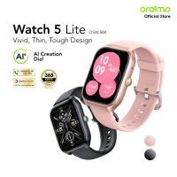 ( Exclsuive ) oraimo x Tahilalats Smartwatch Watch 5 Max OSW-804 Large Screen 2.01'' Jam Tangan Blue