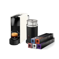 【Nespresso】膠囊咖啡機 Essenza Mini 奶泡機組合(訂製咖啡時光50顆組/送禮/入厝/義式/隨身)