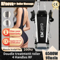 EMSzero 6500W RF EMS Body Sculpt Machine Hi-EMT DLS-EMSZER NEO Muscle Stimulation Massager Electromagnetic Fat Slimming